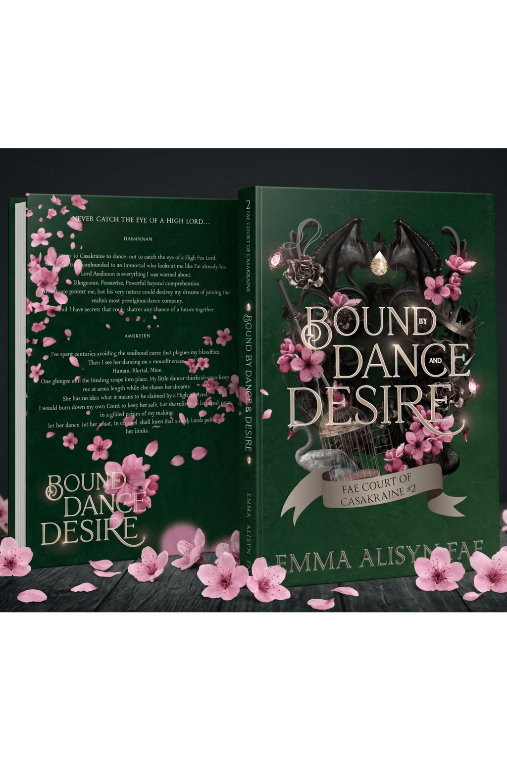 Bound by Dance & Desire (Fae Court of Casakraine, 3) | Morally Gray Fae Lord WOC Fantasy Romance | Paperback | Emma Alisyn Fae - Emma Alisyn Fae - High Fantasy Romance Books
