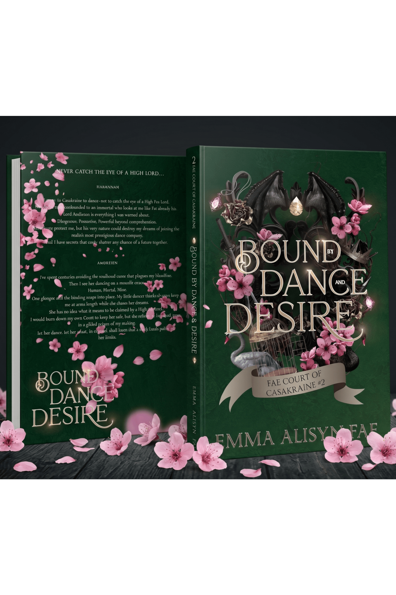 Bound by Dance & Desire (Fae Court of Casakraine, 3) | Morally Gray Fae Lord WOC Fantasy Romance | Paperback | Emma Alisyn Fae - Emma Alisyn Fae - High Fantasy Romance Books