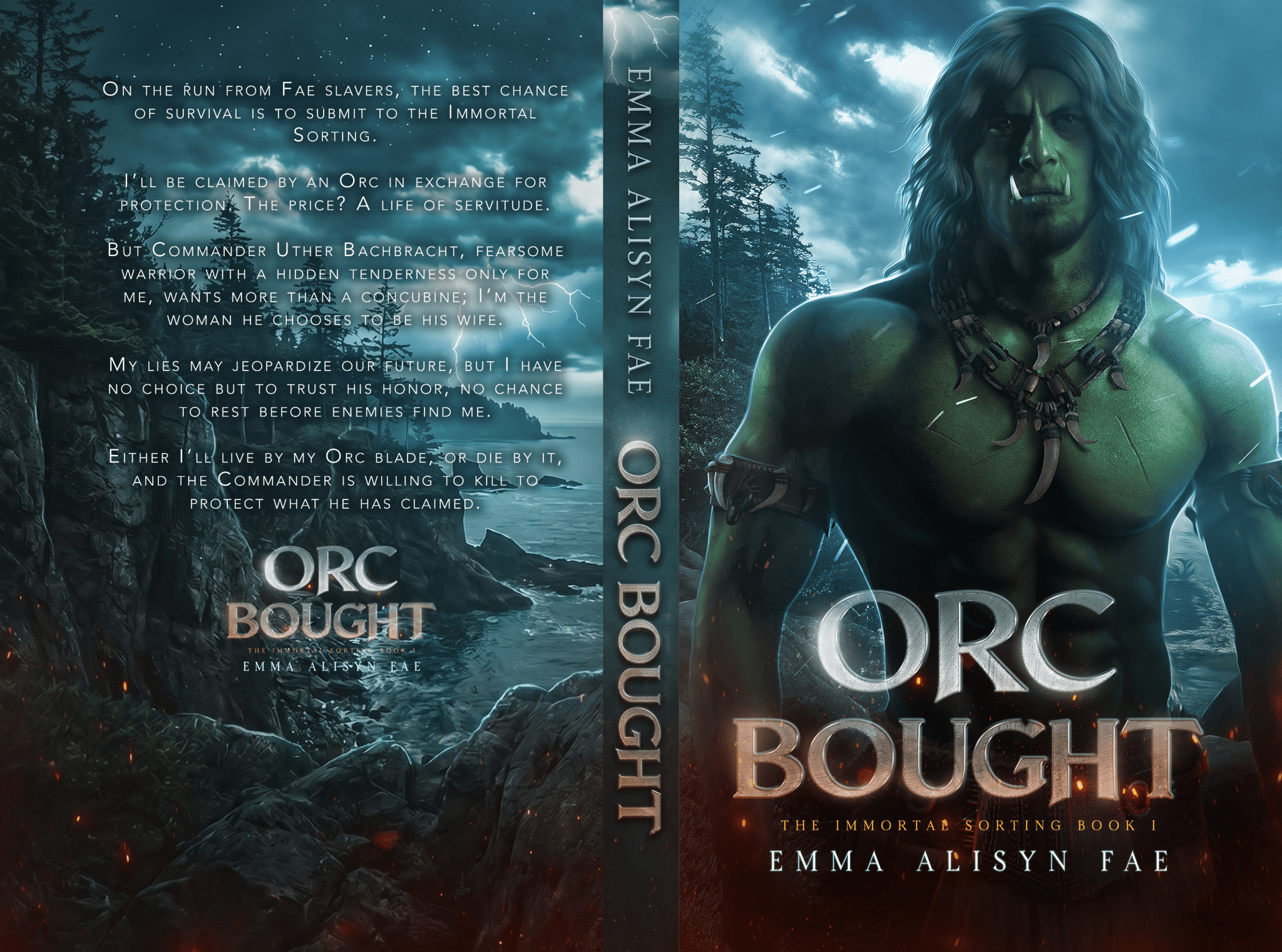 Orc Bought (Immortal Sorting, 1) - Paperback - Emma Alisyn Fae - High Fantasy Romance Books