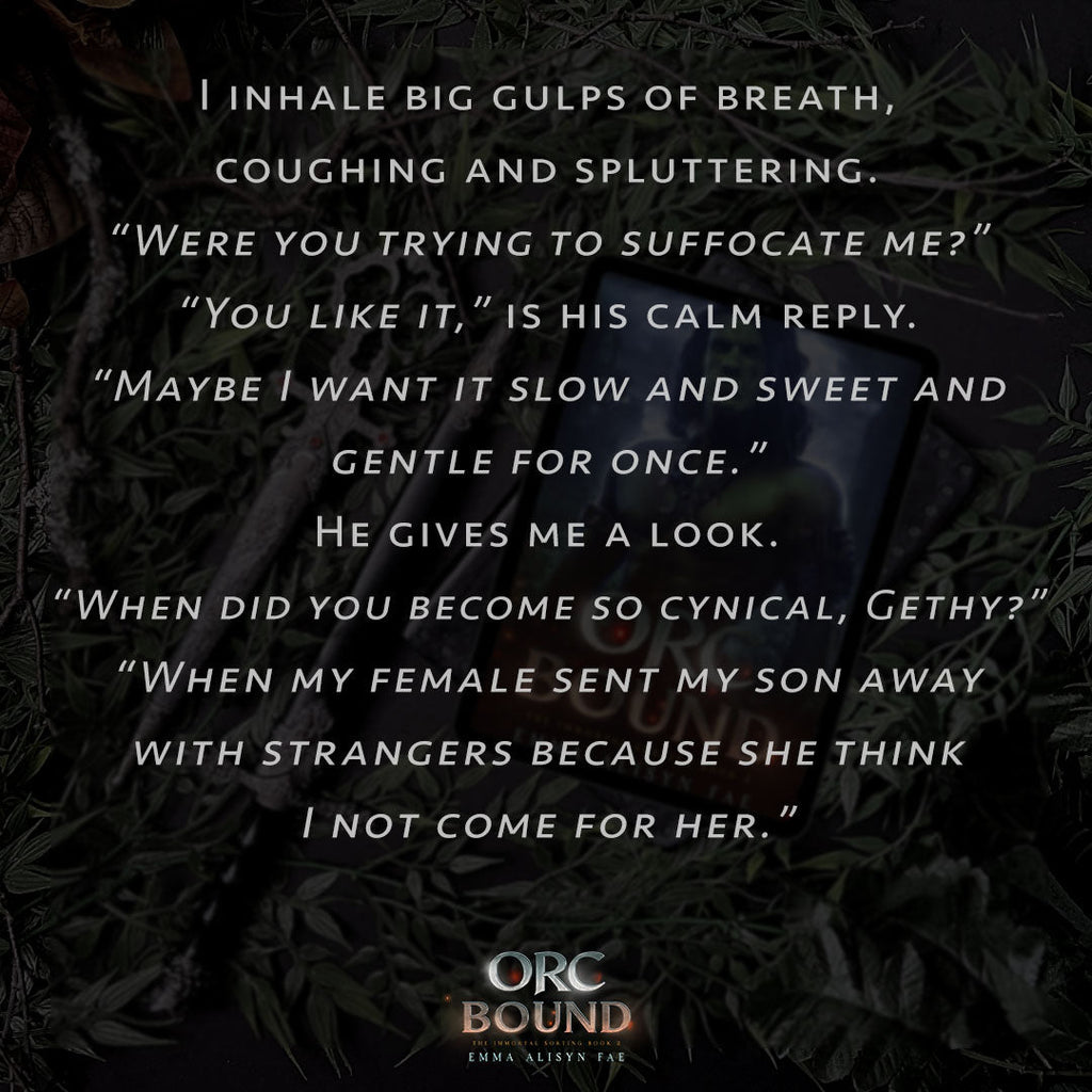 ORC BOUND: A Morally Gray Monster Romantasy - Emma Alisyn Fae - High Fantasy Romance Books