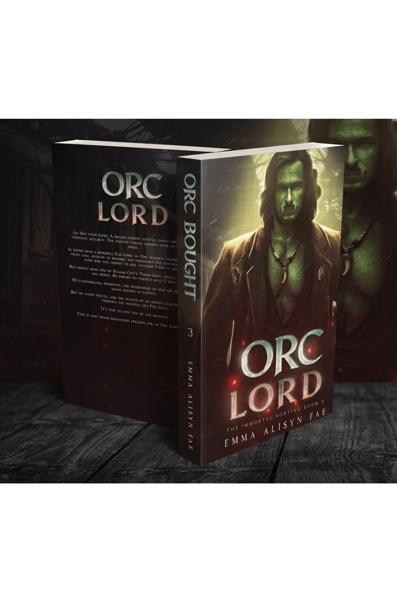 Orc Lord (Immortal Sorting, 3) | Morally Gray Orc Monster Fantasy Romance | Paperback | Emma Alisyn Fae - Emma Alisyn Fae - High Fantasy Romance Books