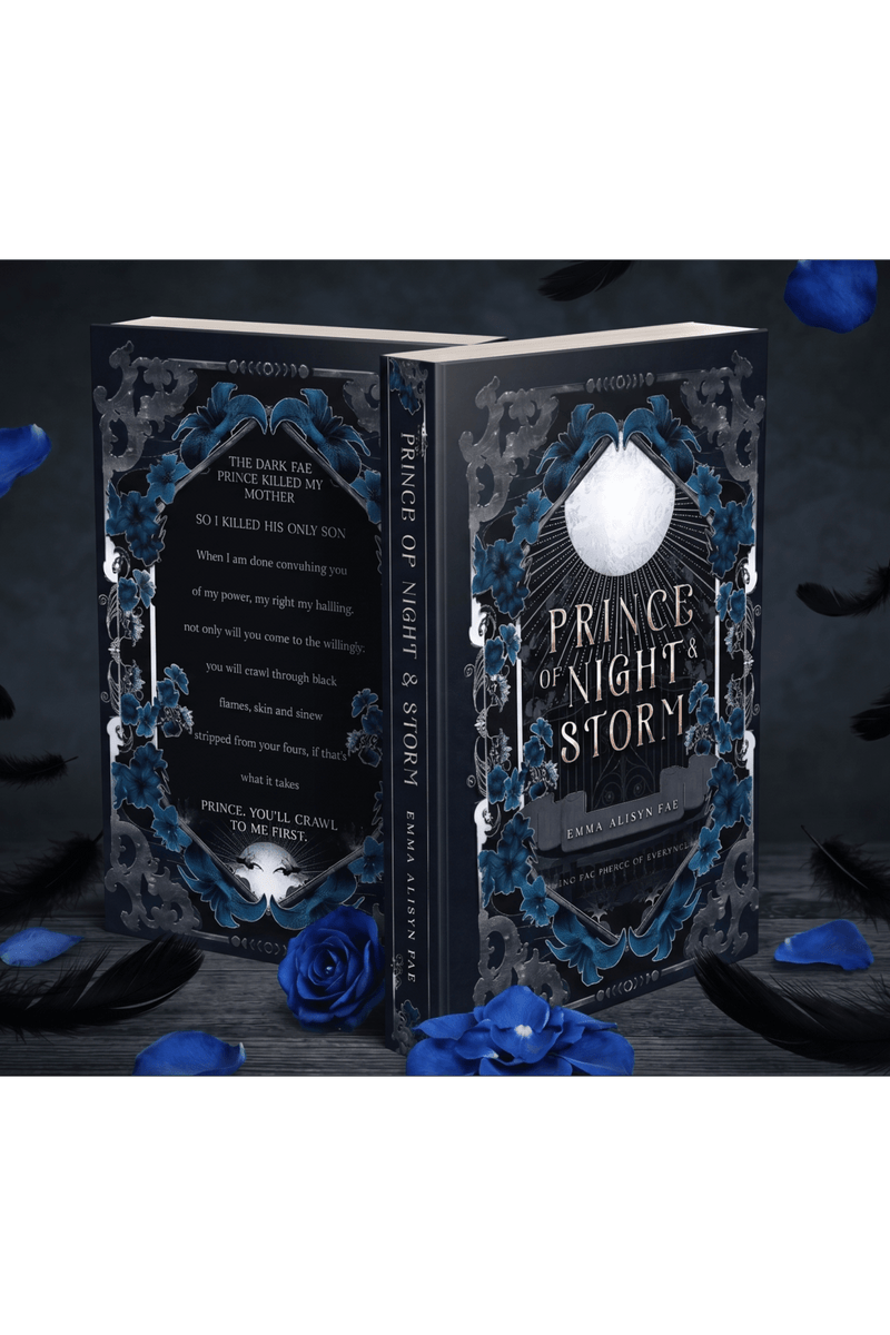 Prince of Night & Storm (Fae Prince of Everenne, 1) | Dark Fae BWWM Morally Black Romantic High Fantasy | Paperback | Emma Alisyn Fae - Emma Alisyn Fae - High Fantasy Romance Books