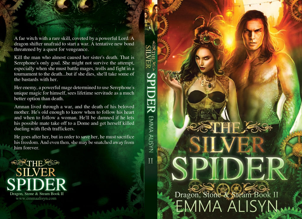 The Silver Spider: Dragon Shifter Fae Fantasy Romance - Paperback - Emma Alisyn Fae - High Fantasy Romance Books